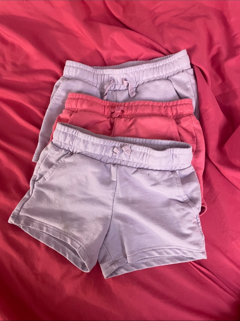 3 pairs of toddler Cat&Jack shorts. 4t and 5t.